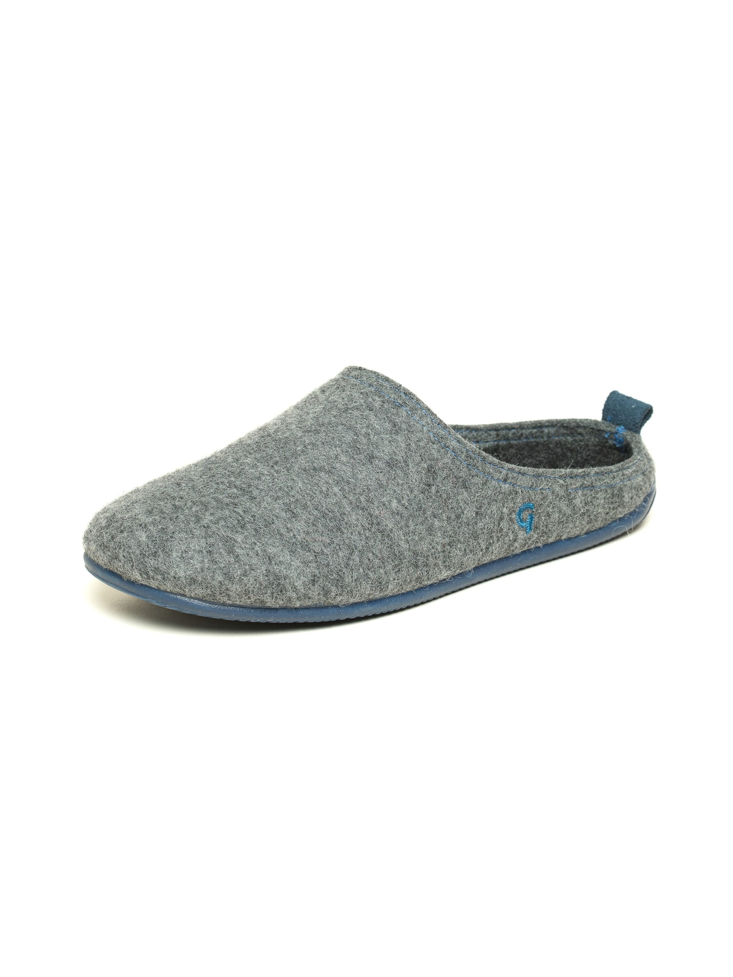 Gottstein Hausschuh 'Filzpantoffel Wool Slide-In'‌‌‌‌‌‌‌ in Grau: Vorderseite