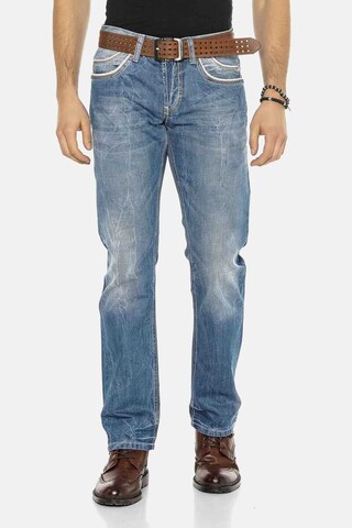 CIPO & BAXX Regular Jeans in Blauw: voorkant