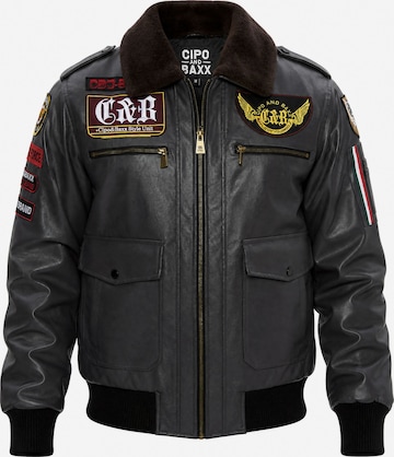 Veste d’hiver CIPO & BAXX en gris : devant