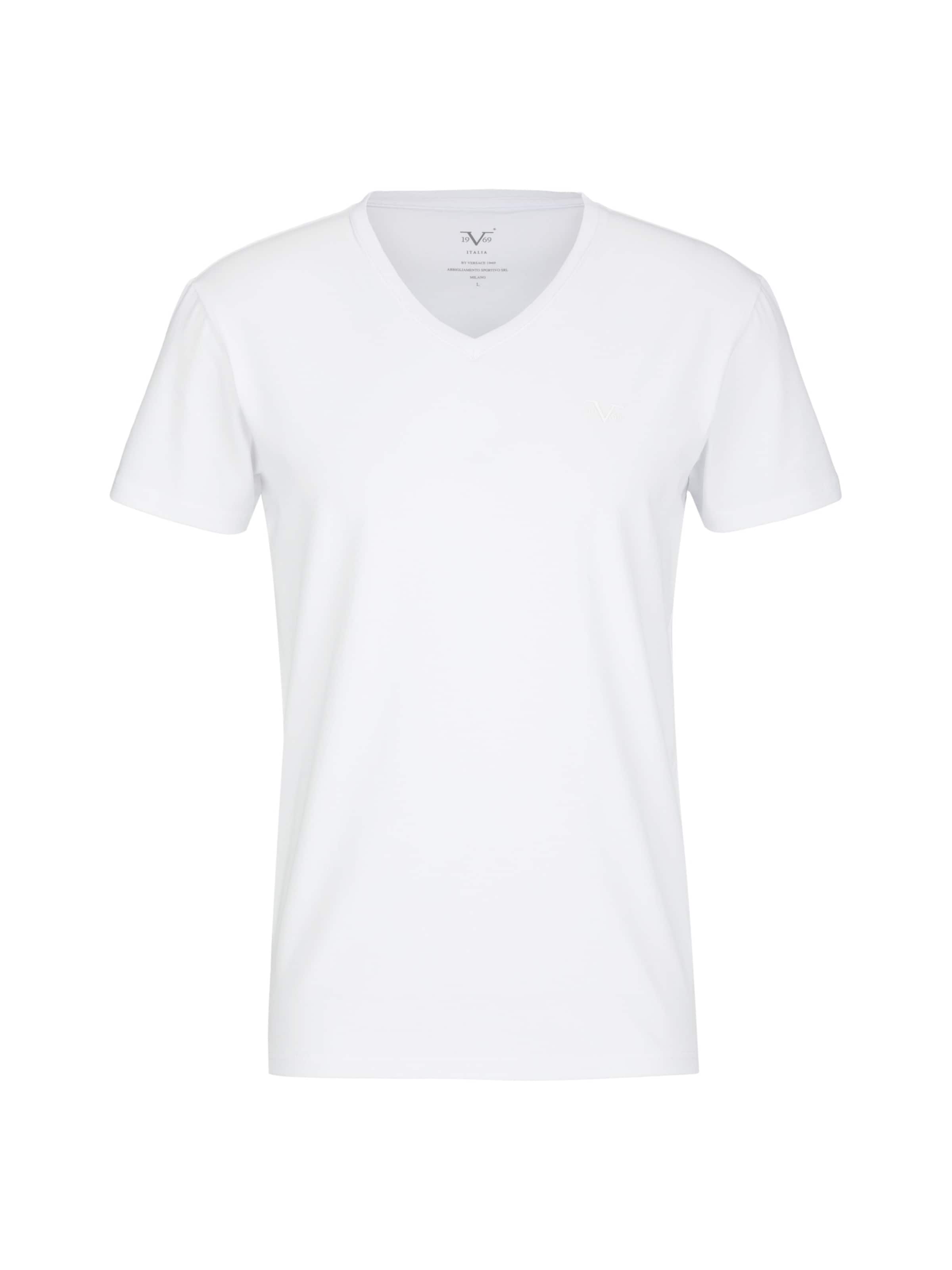 19V69 ITALIA T-Shirt in Weiß: Vorderseite