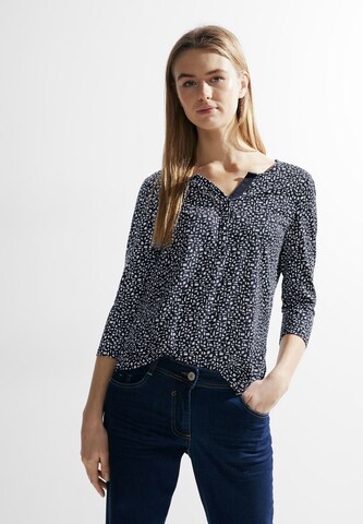 CECIL - Blusa 'TOS 2' em azul: frente