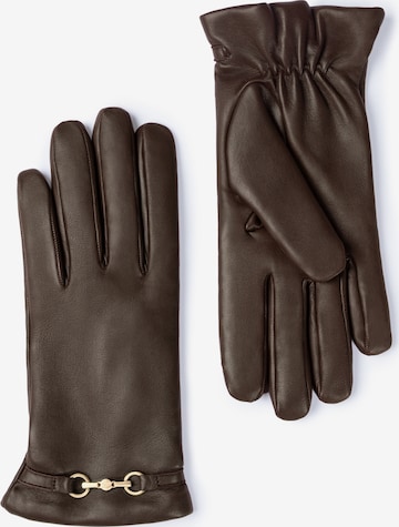 Gants Isabel Bernard en marron : devant