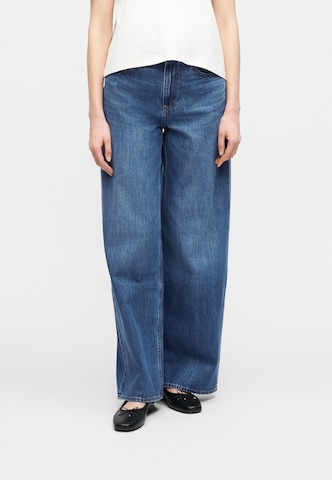 Abercrombie & Fitch Wide leg Τζιν σε μπλε: μπροστά