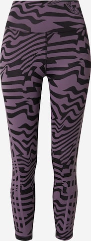 Skinny Pantalon de sport 'Opme TI' ADIDAS PERFORMANCE en violet : devant