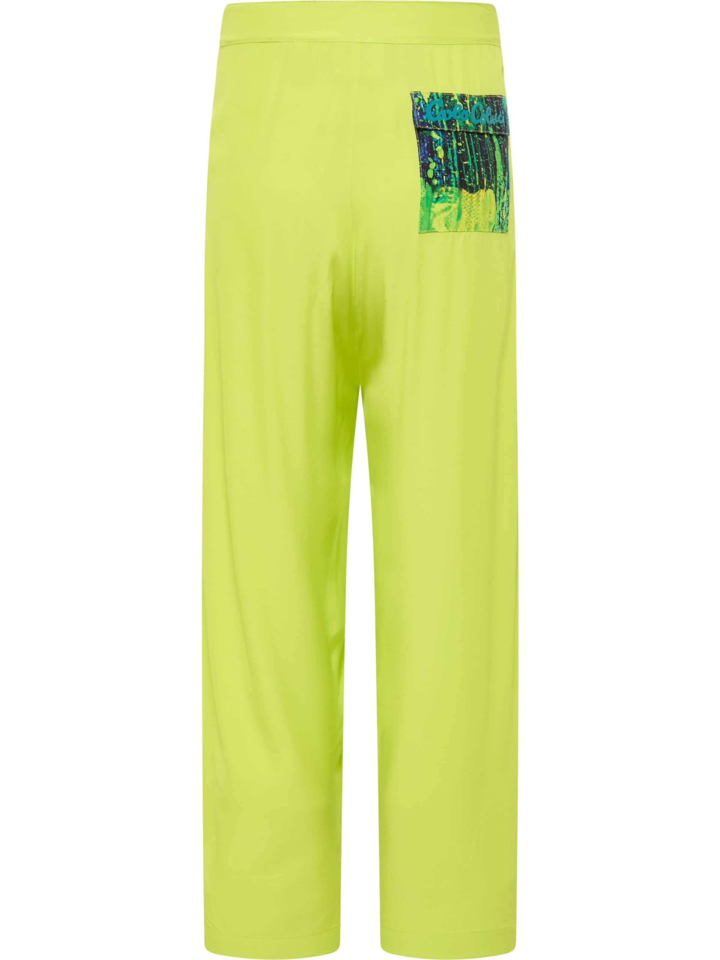 Carlo Colucci Regular Trousers 'Fasolt' in Green