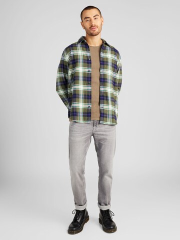 GAP Regular fit Button Up Shirt in Green