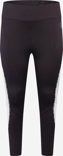 Active by Zizzi Sports trousers 'SELENA' in black / white, Item view