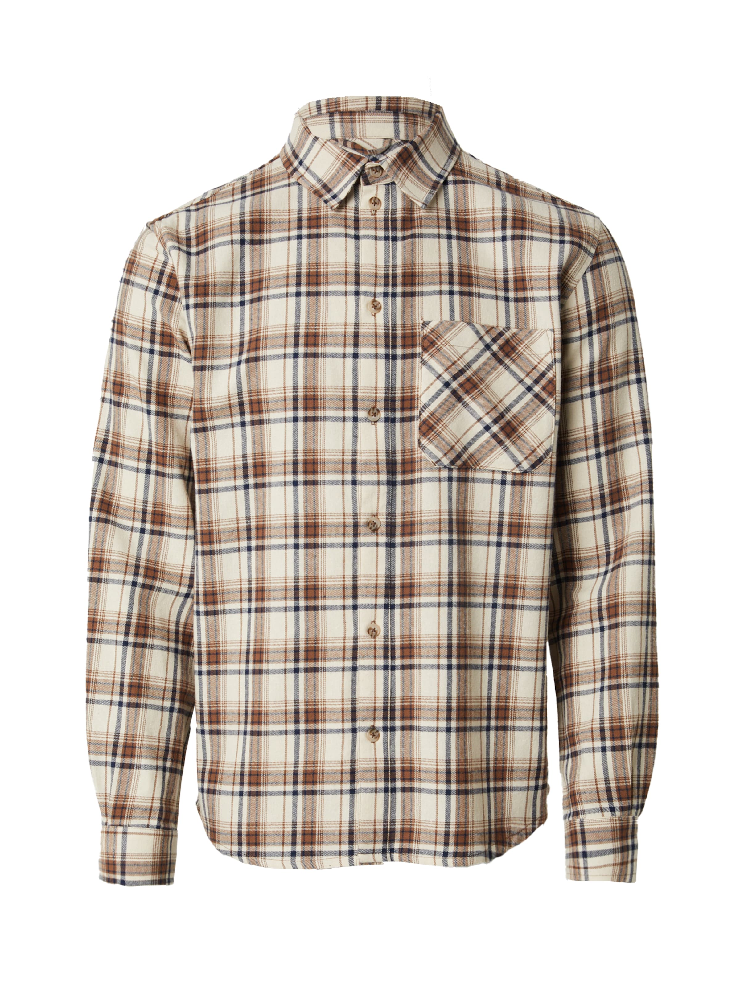 TRAPP - Regular Fit Camisa em mistura de cores: frente