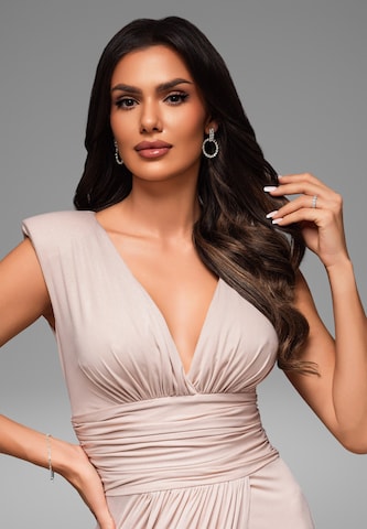 Ombre Avondjurk in Beige