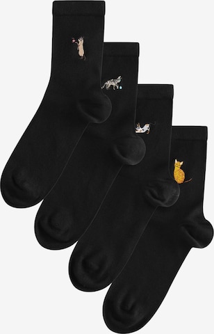 NextČarape - crna boja: prednji dio