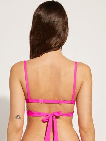 CALZEDONIA Push-up Bikini Top in Pink