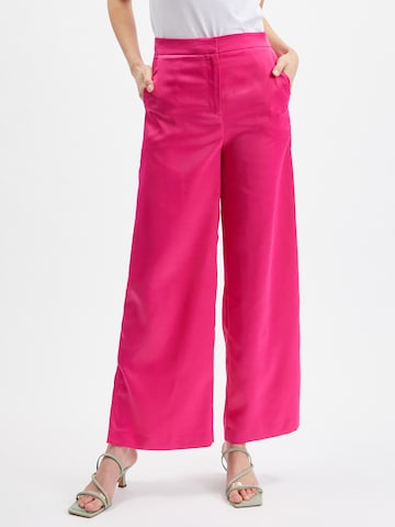 Orsay Wide leg Pants in Pink: front