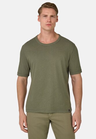 Boggi Milano Shirt in Groen: voorkant