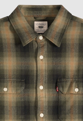 Coupe regular Chemise 'JACKSONWORKER' LEVI'S ® en vert