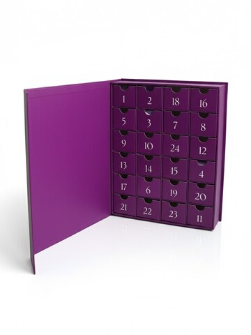 Secret Stones Schmuckset 'Advent Calendar' in Lila: Vorderseite