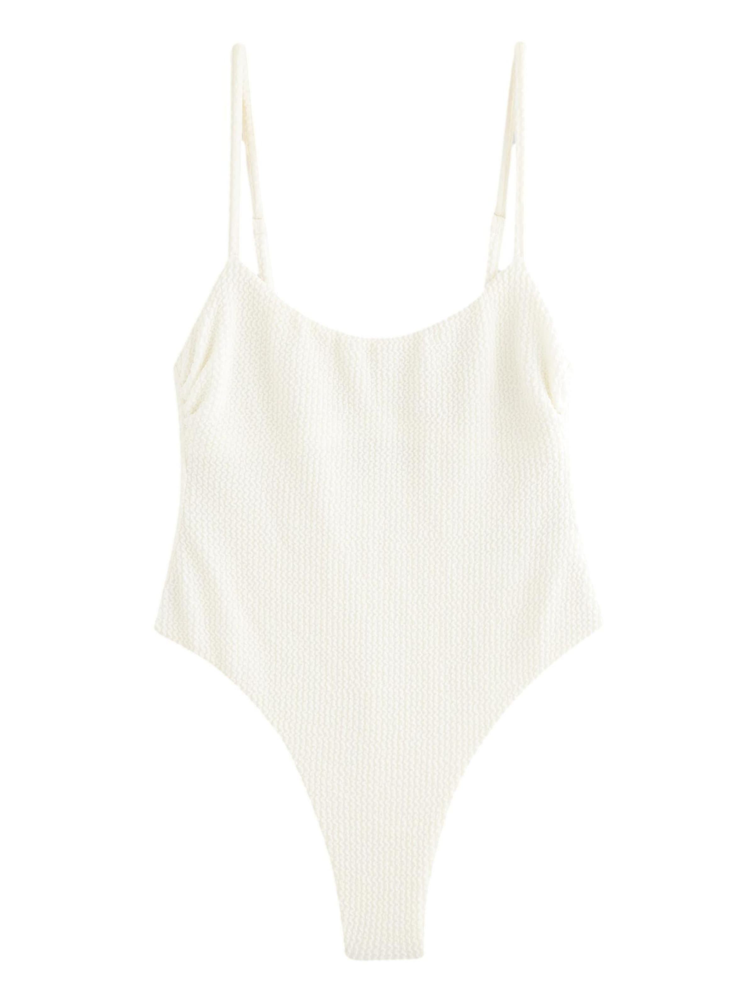 Bustier Maillot de bain self. en beige : devant