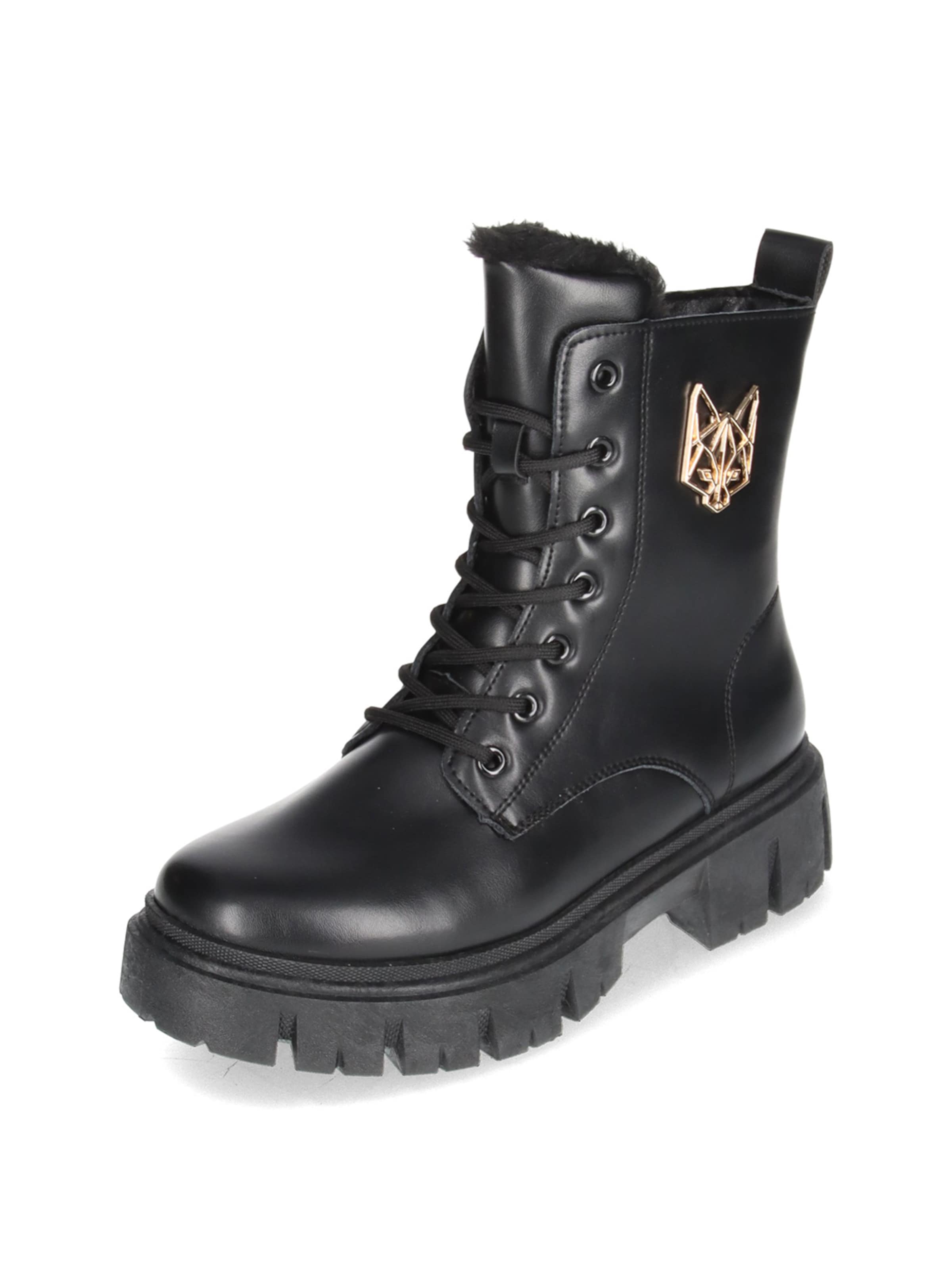 FOXXY Booties in Black: front