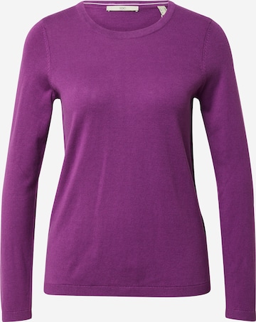 EDC BY ESPRIT Sweater in Purple: front