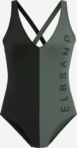Elbsand Swimsuit in Green: front
