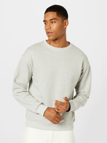 NU-IN - Sweatshirt 'Essential' em cinzento: frente