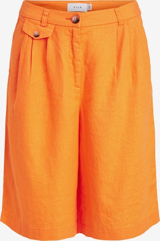 VILA Regular Trousers in Orange: front