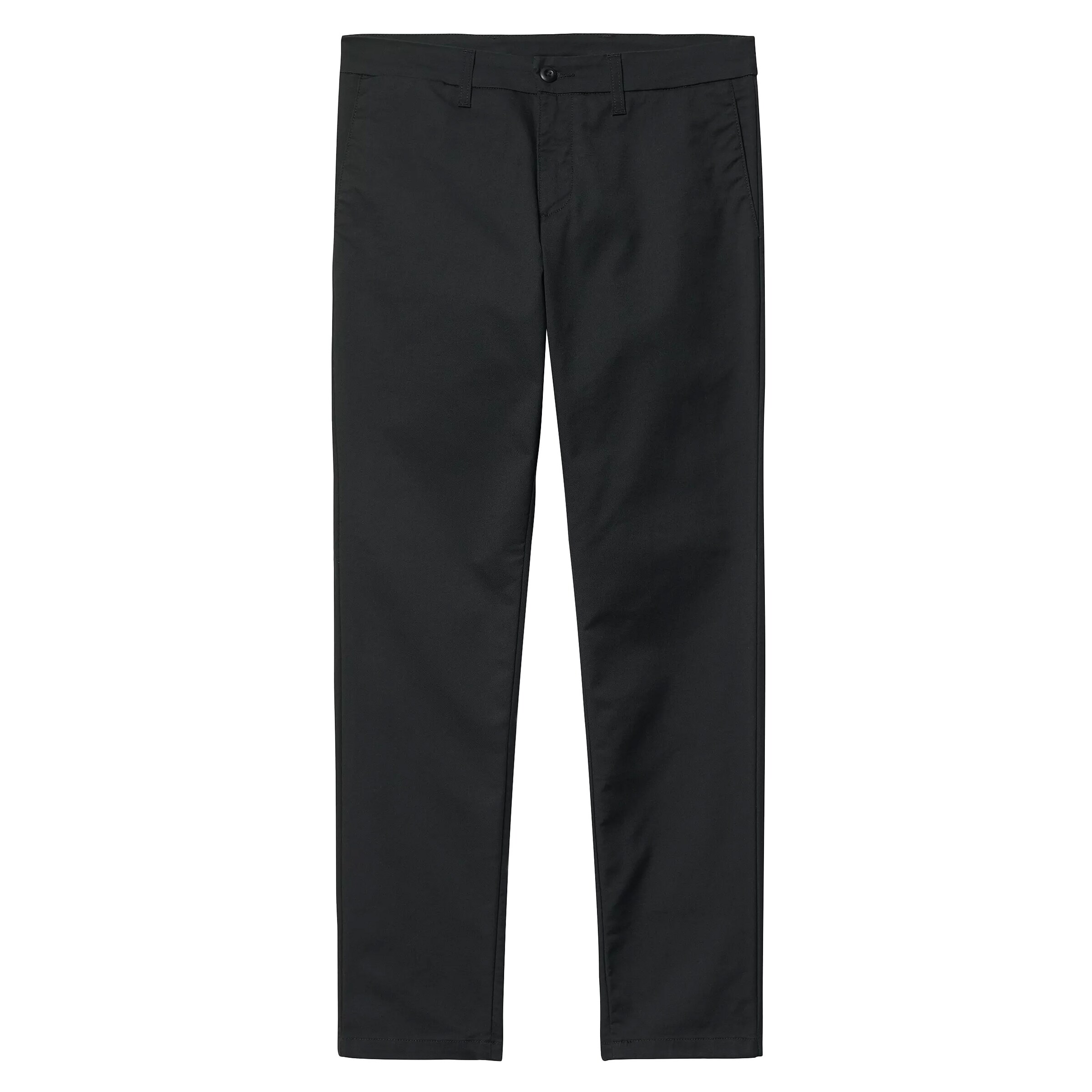 Carhartt WIP Regular Chino Pants in Black: front
