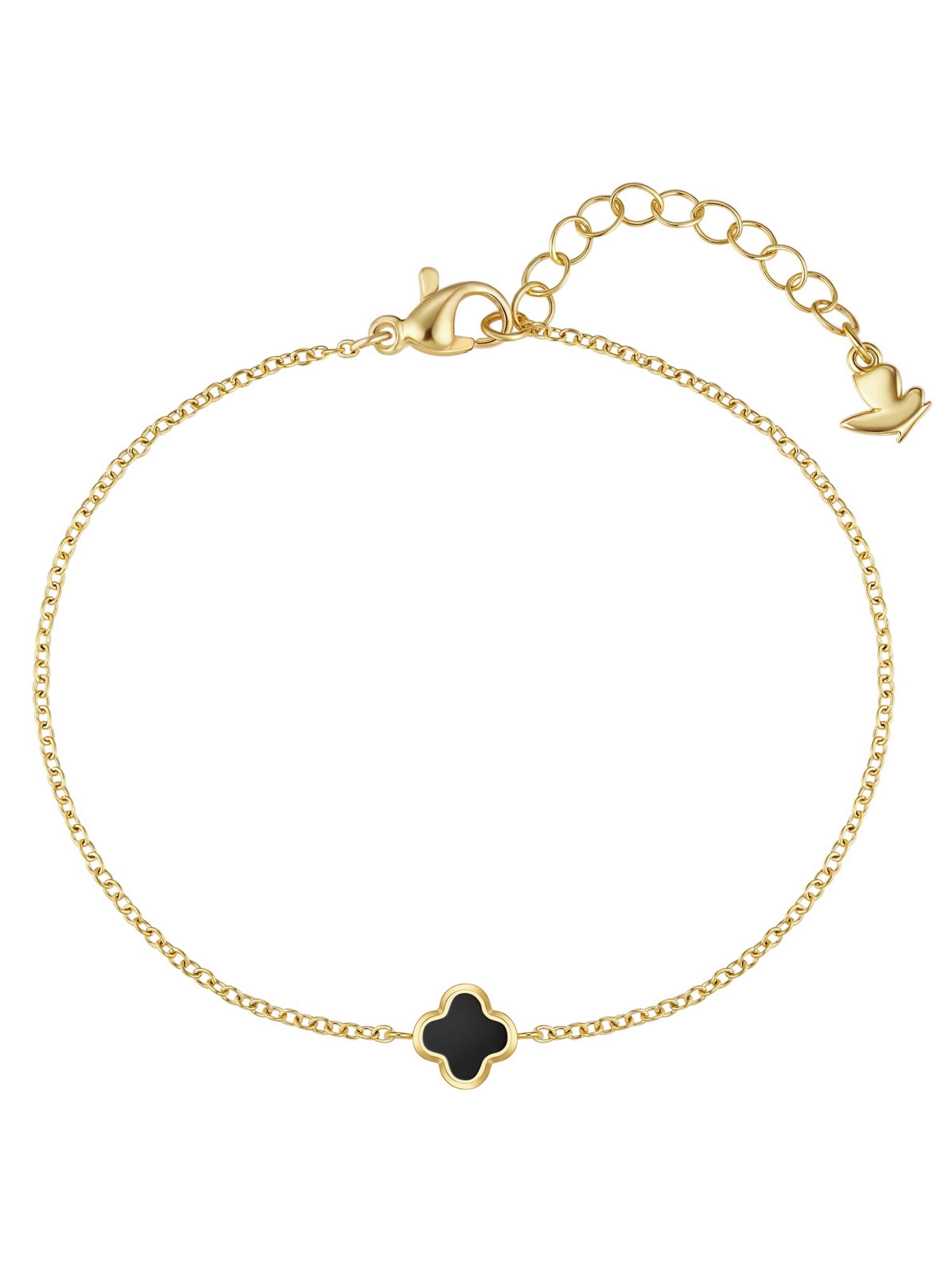 Braccialetto Glanzstücke München di colore giallo oro / nero, Visualizzazione prodotti