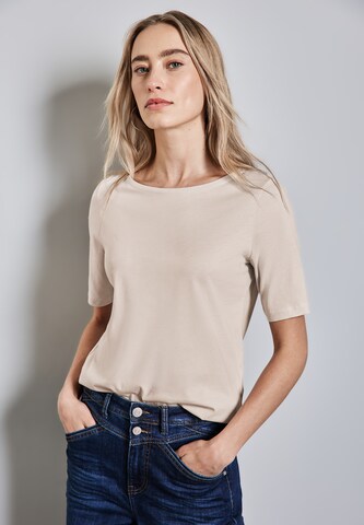 STREET ONE Shirt in Beige: Vorderseite