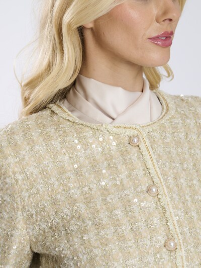 Giacca di mezza stagione Finding Friday di colore crema / oro, Visualizzazione prodotti