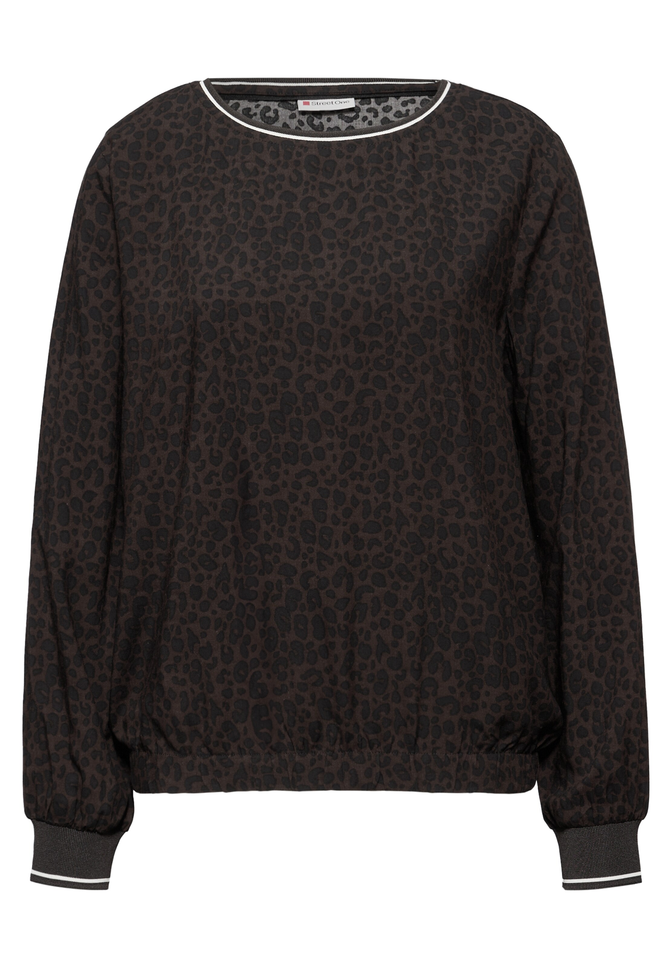 STREET ONE Blouse in Brown: front