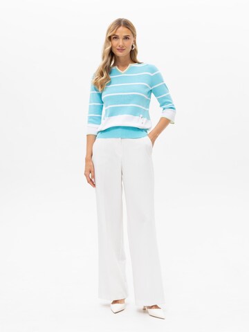 Passioni Pullover 'Türkises Langarm Shirt'‌‌‌‌‌‌ in Blau