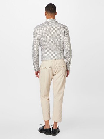 s.Oliver Regular Pleat-front trousers in Beige