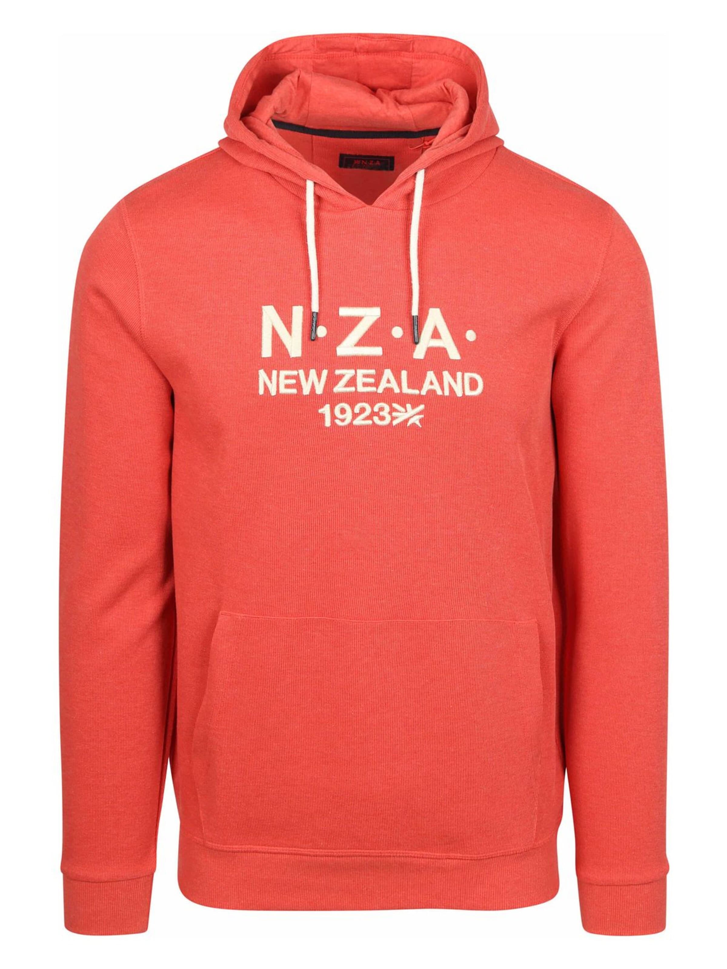 NZA New Zealand Auckland Sweatshirt 'Diamond' in Red: front
