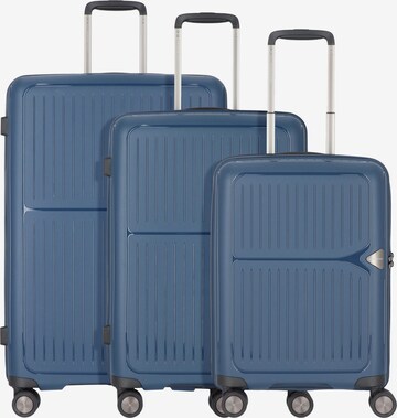 Ensemble de bagages March15 Trading en bleu : devant