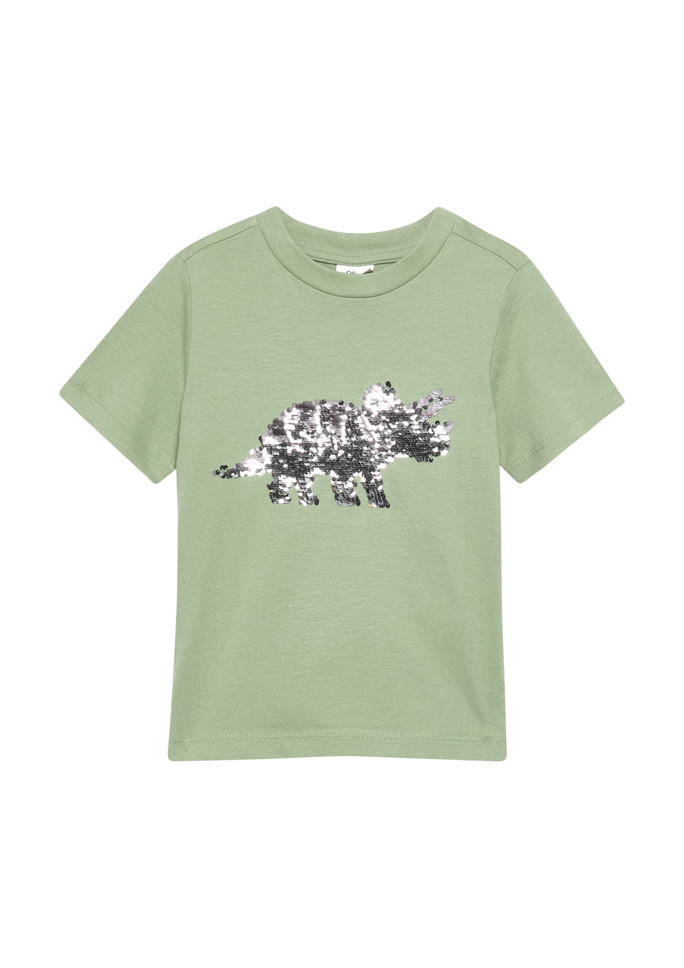 T-Shirt s.Oliver en vert : devant