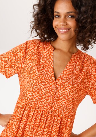 Aniston CASUAL Summer Dress in Orange