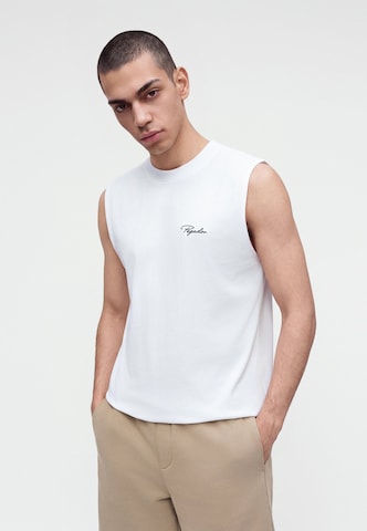 Pegador - Camisa 'Signar' em branco: frente