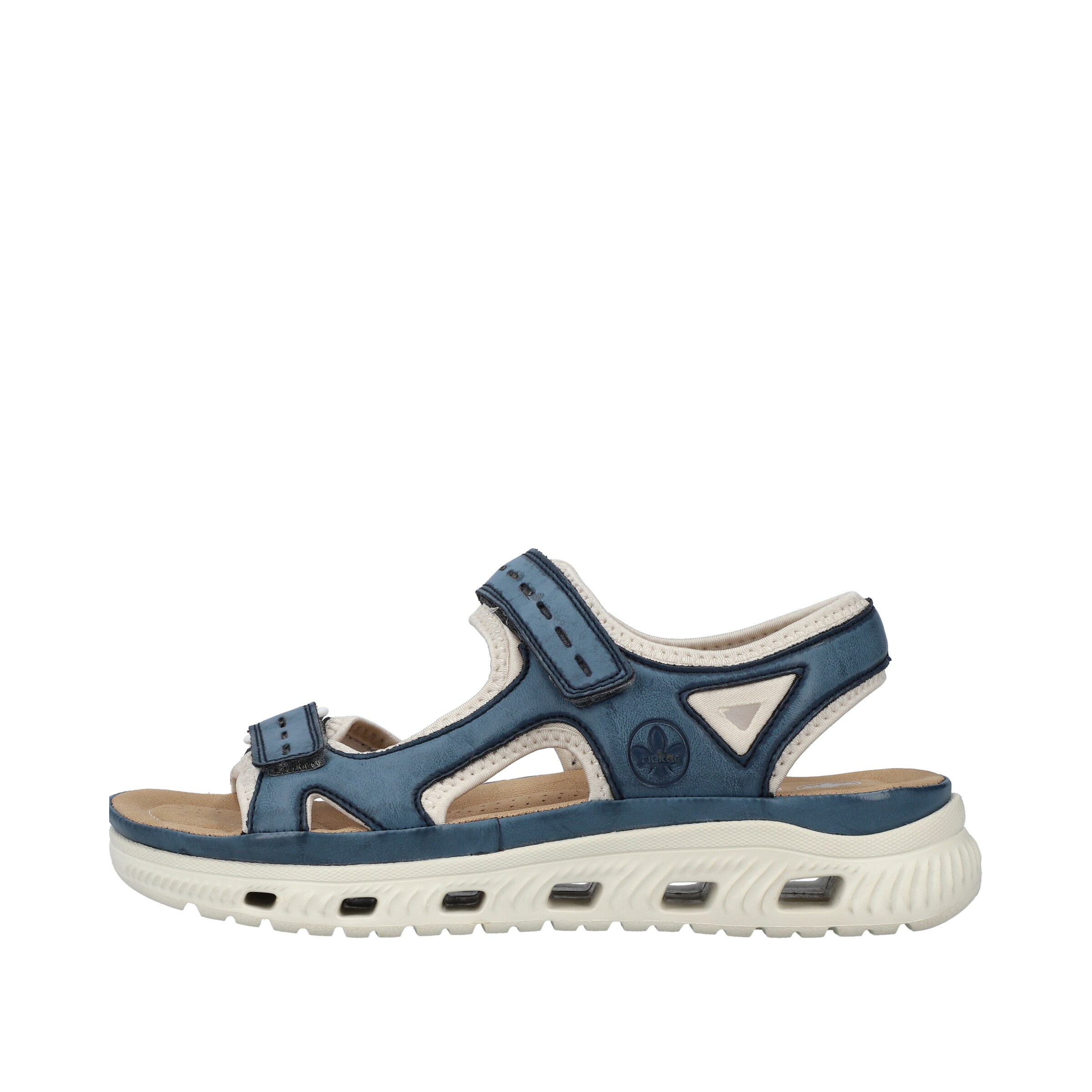Rieker Hiking Sandals '64066' in Blue
