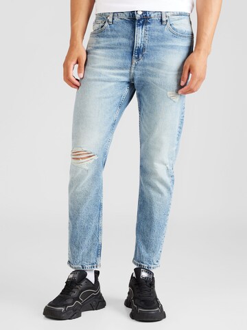 Loosefit Jeans de la Calvin Klein Jeans pe albastru: față