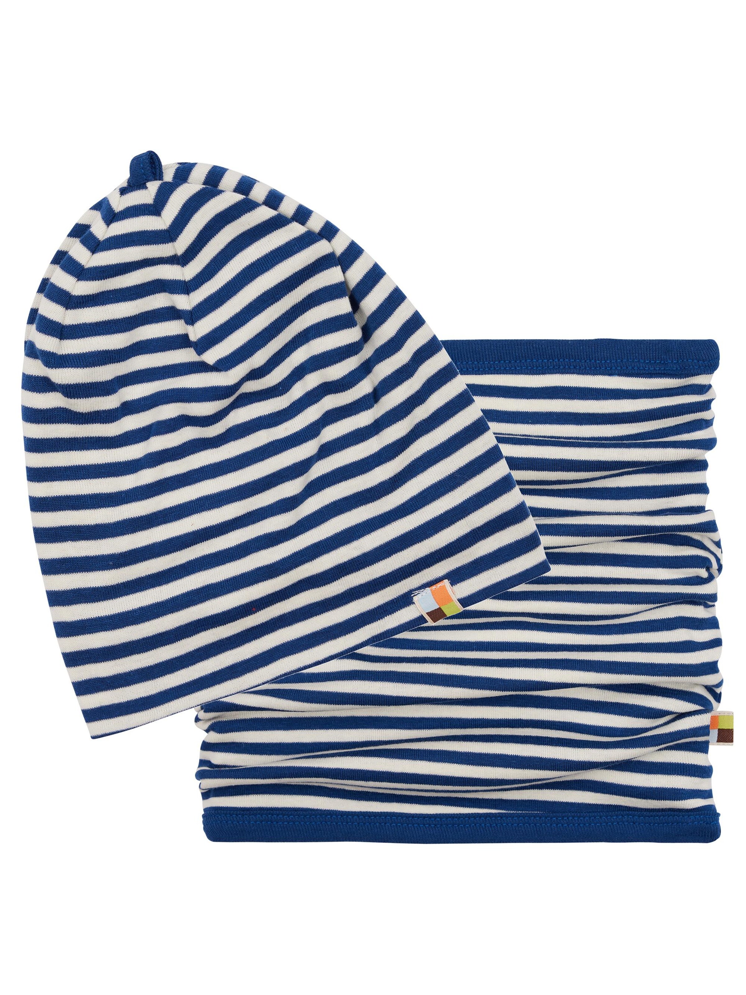 loud + proud Beanie in Blue: front