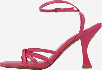 Oasis T-bar sandals in Pink