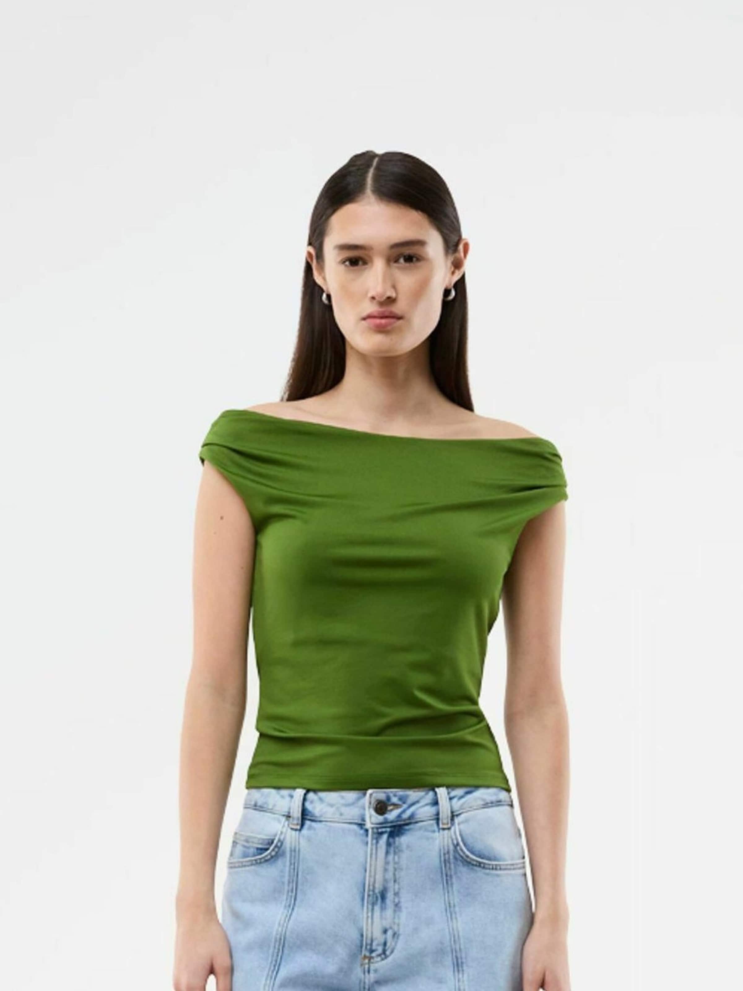 Top ' Himamd ' di modström in verde: frontale