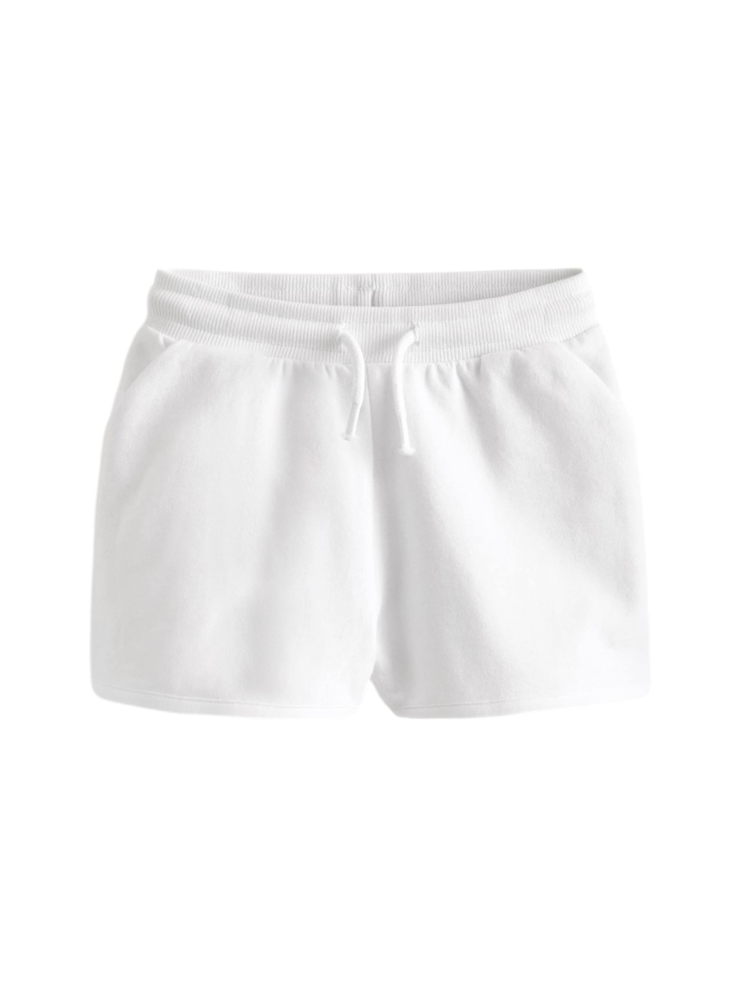 Next Regular Trousers in White: front