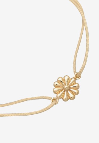 ELLI Armband 'Blume' in Gold