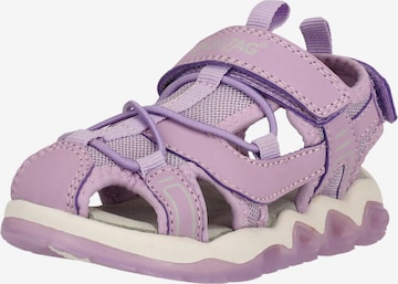 ZigZag Sandals 'Jugoe' in Purple: front