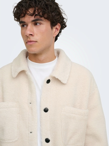 Veste mi-saison 'ONSSIGURD' Only & Sons en beige