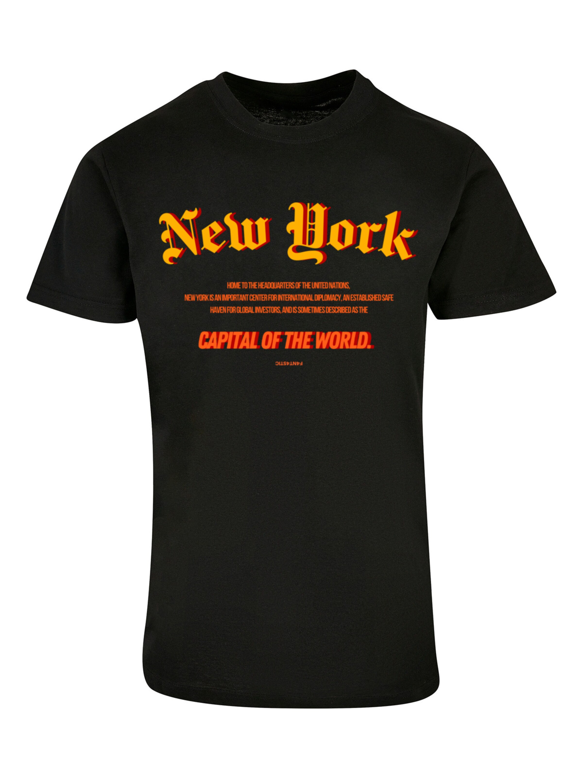 F4NT4STIC Shirt 'New York COTW' in Black: front
