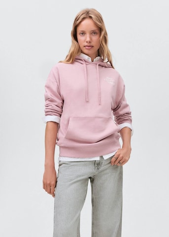 Felpa 'Main' di MANGO TEEN in rosa: frontale