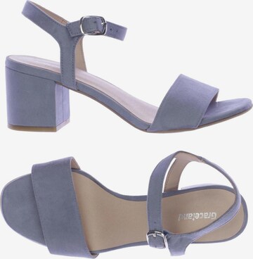 Graceland Sandals & High-Heeled Sandals in 37 in Blue: front