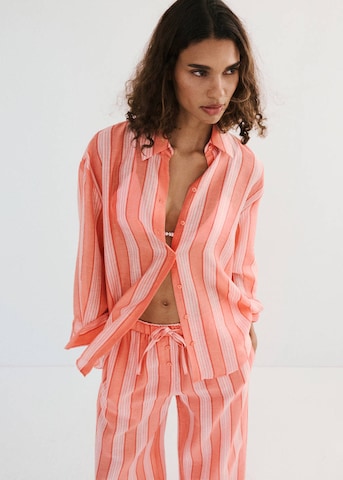 MANGO Bluse 'Clay' in Orange: Vorderseite